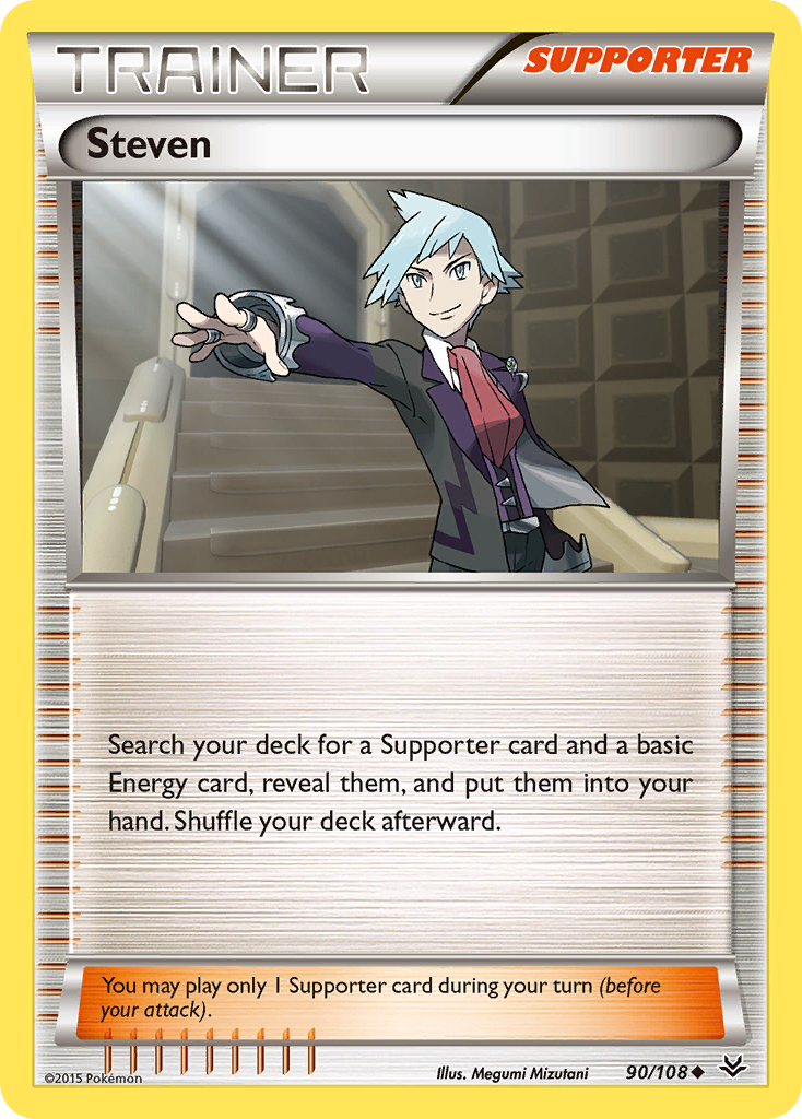 Steven (90/108) [XY: Roaring Skies] | Odin's Place