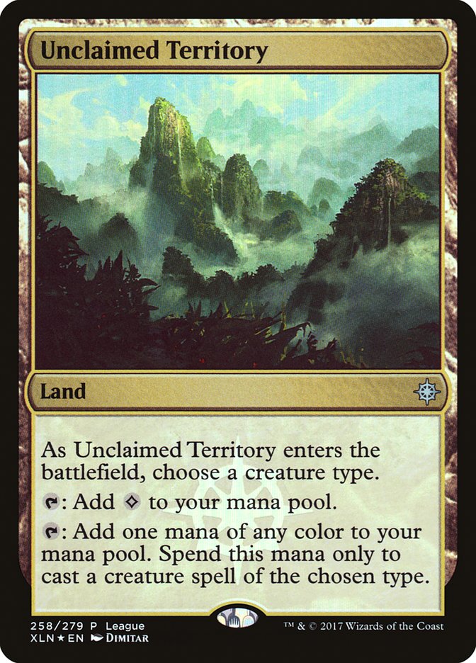 Unclaimed Territory (258) (League) [Ixalan Promos] | Odin's Place
