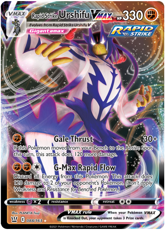Rapid Strike Urshifu VMAX (088/163) (Jumbo Card) [Sword & Shield: Battle Styles] | Odin's Place