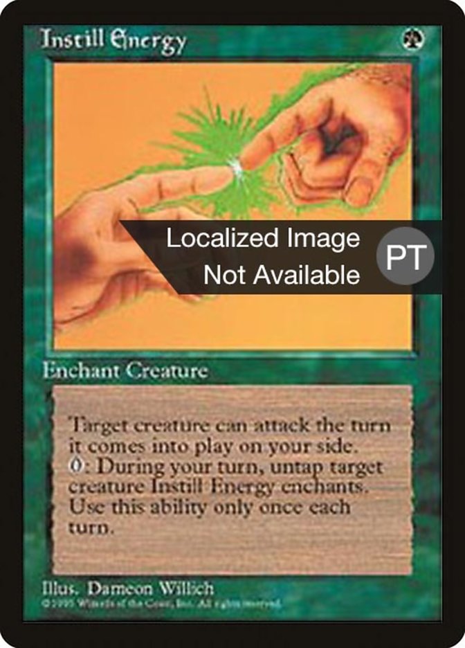 Instill Energy [Fourth Edition (Foreign Black Border)] | Odin's Place