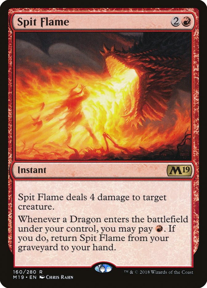 Spit Flame (160) [Core Set 2019] | Odin's Place