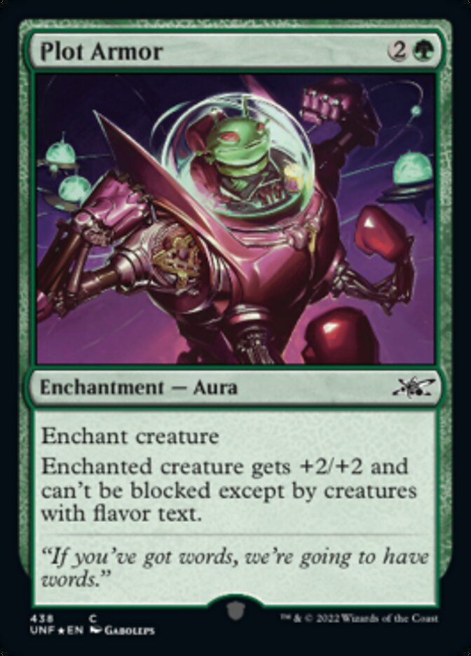 Plot Armor (Galaxy Foil) [Unfinity] | Odin's Place