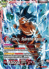 Son Goku // Son Goku, Supreme Warrior (BT16-001) [Realm of the Gods] | Odin's Place