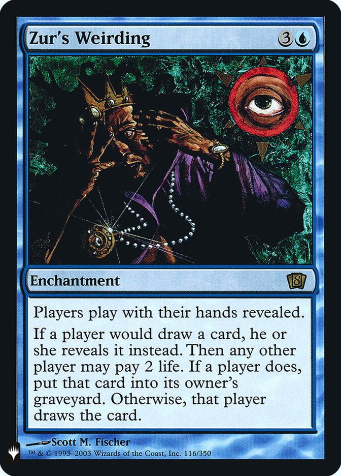 Zur's Weirding [Mystery Booster] | Odin's Place