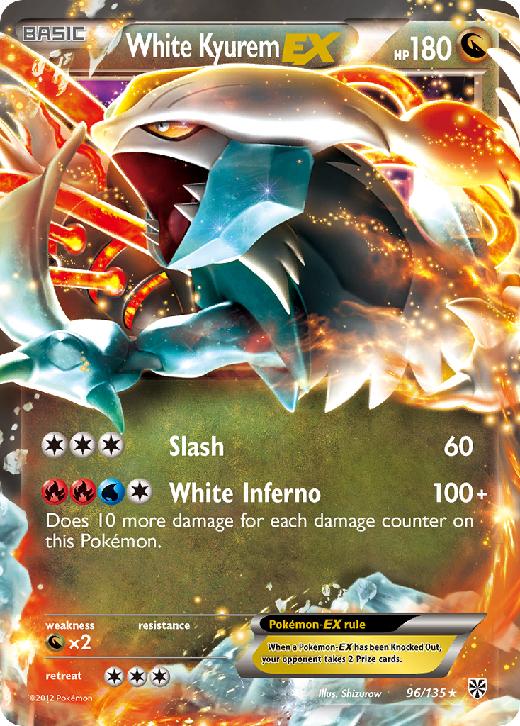 White Kyurem EX (96/135) [Black & White: Plasma Storm] | Odin's Place