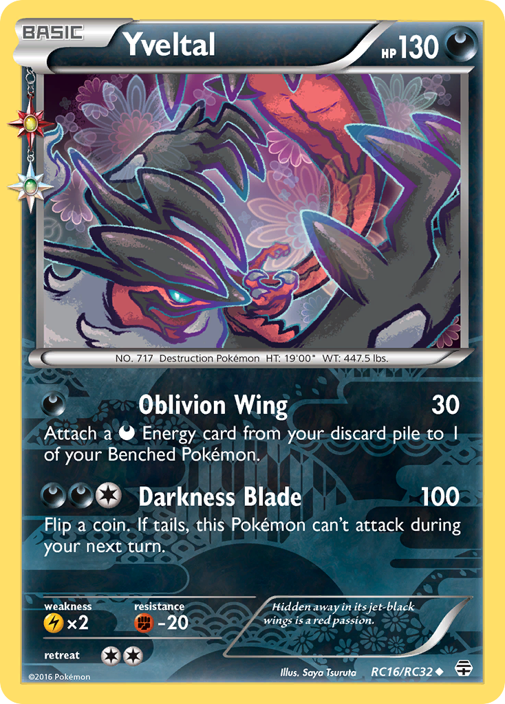 Yveltal (RC16/RC32) [XY: Generations] | Odin's Place