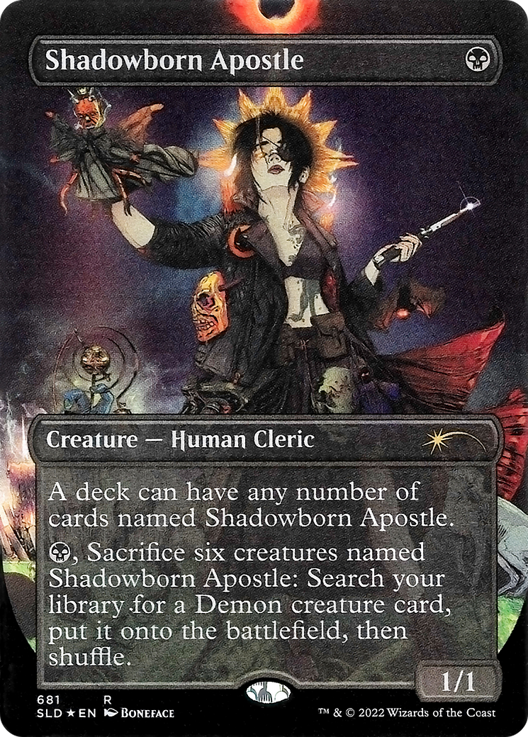 Shadowborn Apostle (681) (Borderless) [Secret Lair Drop Promos] | Odin's Place