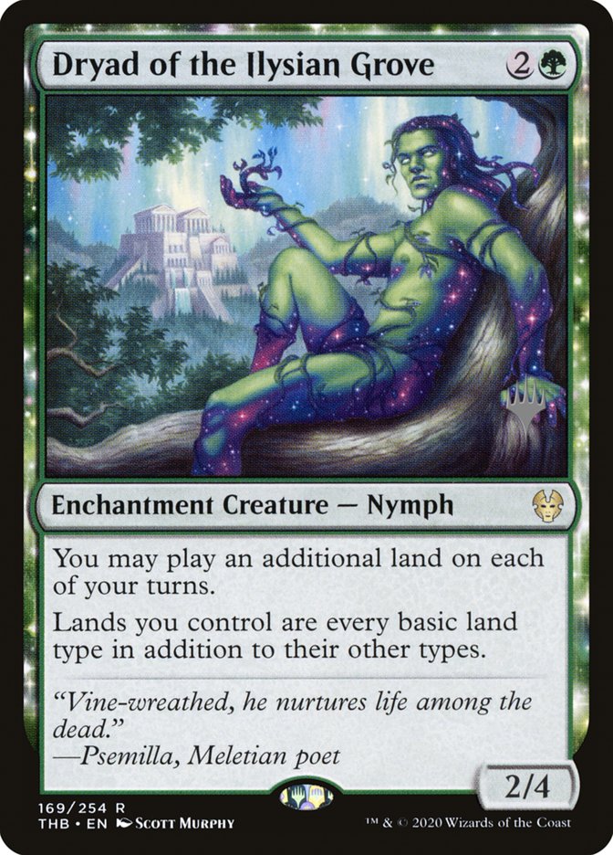 Dryad of the Ilysian Grove (Promo Pack) [Theros Beyond Death Promos] | Odin's Place