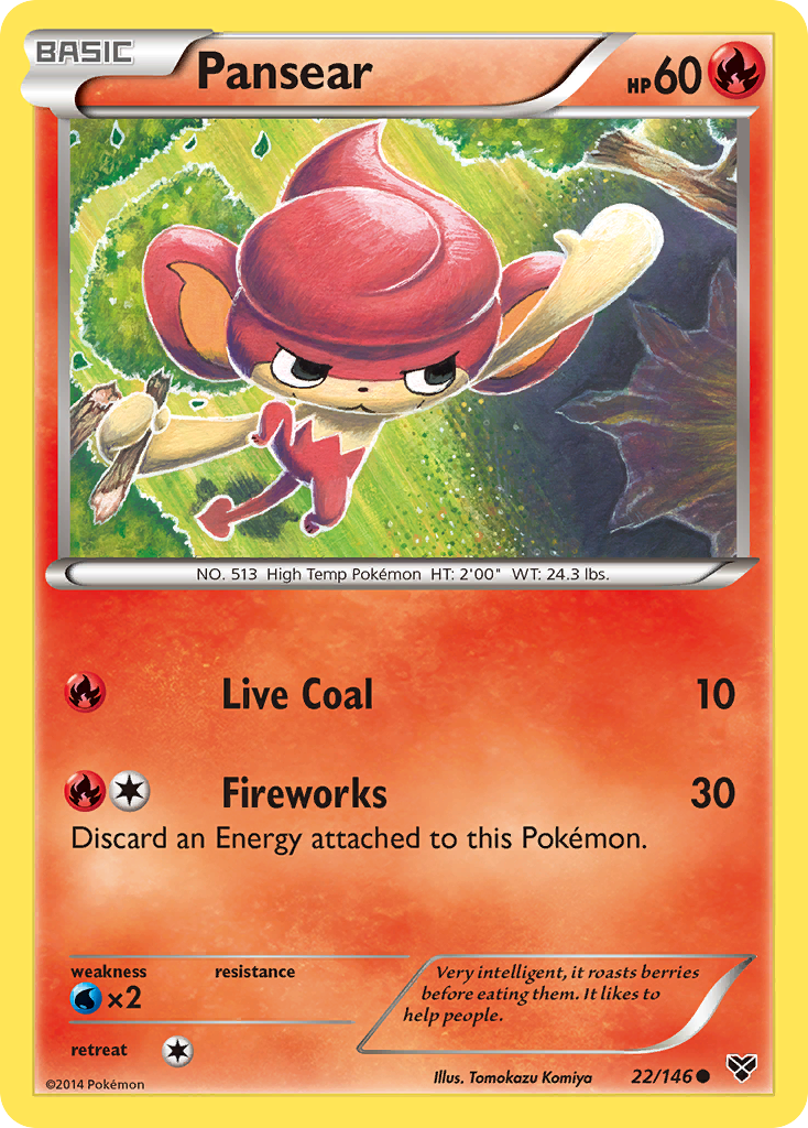 Pansear (22/146) [XY: Base Set] | Odin's Place