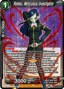 Robelu, Meticulous Investigator (BT14-130) [Cross Spirits] | Odin's Place