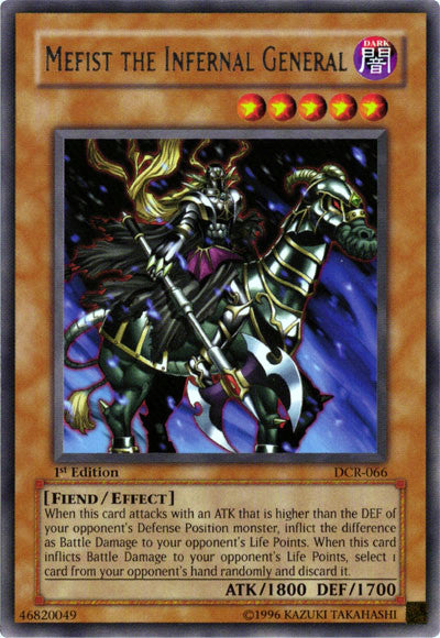 Mefist the Infernal General [DCR-066] Rare | Odin's Place