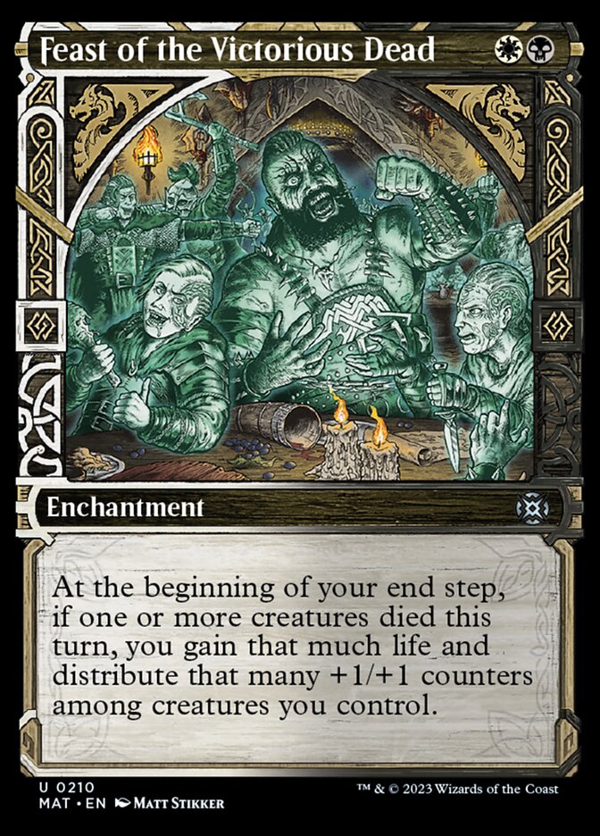 Feast of the Victorious Dead (Showcase Halo Foil) [March of the Machine: The Aftermath] | Odin's Place