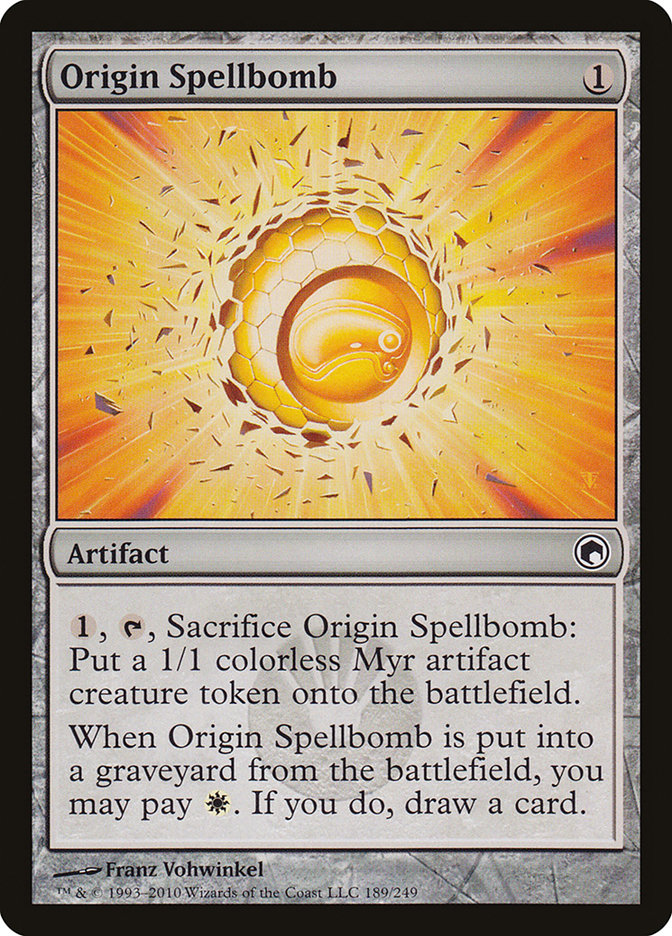 Origin Spellbomb (189) [Scars of Mirrodin] | Odin's Place