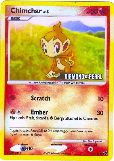 Chimchar (D&P) | Odin's Place