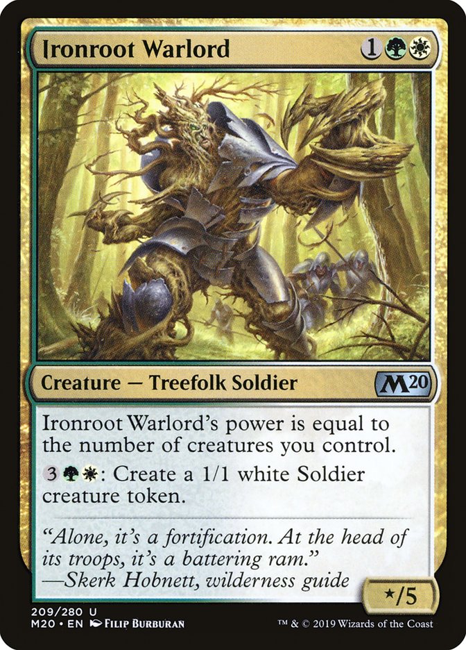 Ironroot Warlord (209) [Core Set 2020] | Odin's Place