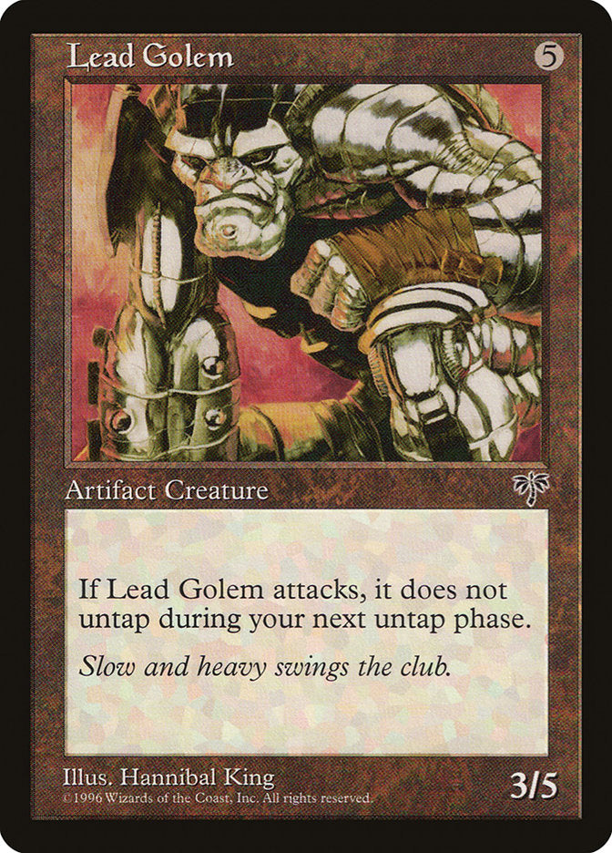 Lead Golem (306) [Mirage] | Odin's Place