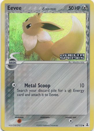 Eevee (68/113) (Delta Species) (Stamped) [EX: Delta Species] | Odin's Place
