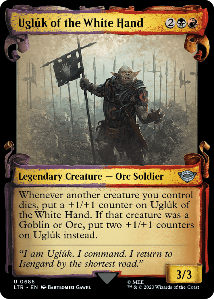 Ugluk of the White Hand [The Lord of the Rings: Tales of Middle-Earth Showcase Scrolls] | Odin's Place