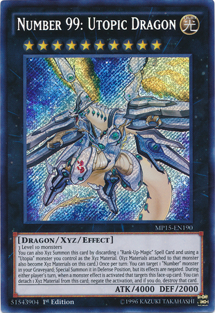 Number 99: Utopic Dragon [MP15-EN190] Secret Rare | Odin's Place