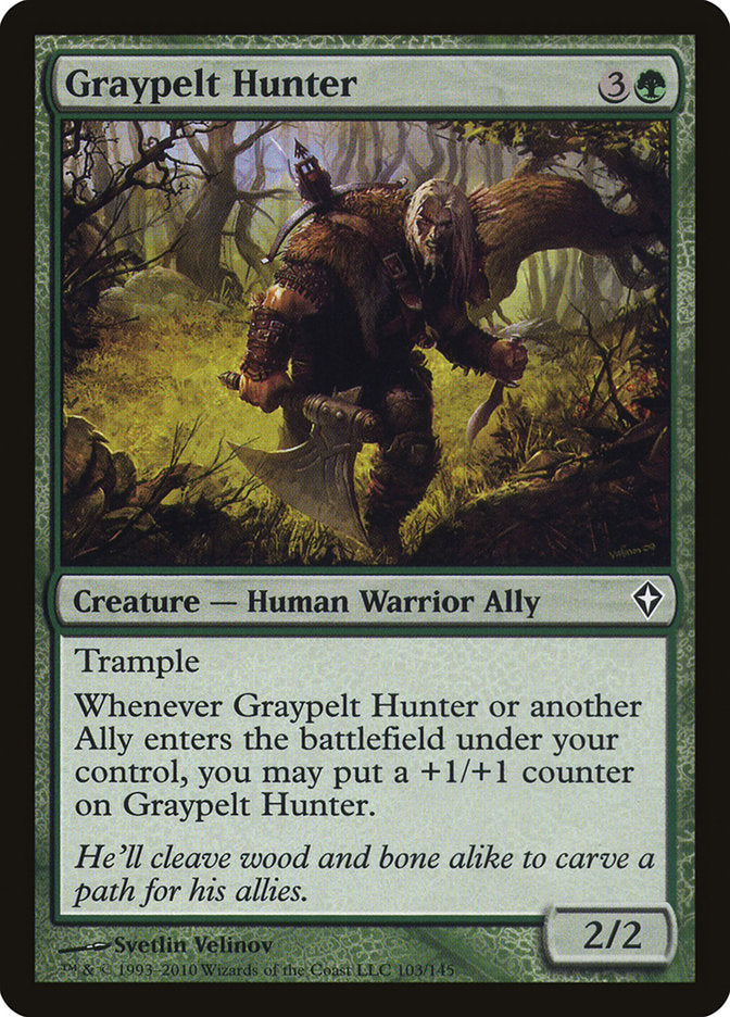 Graypelt Hunter (103) [Worldwake] | Odin's Place