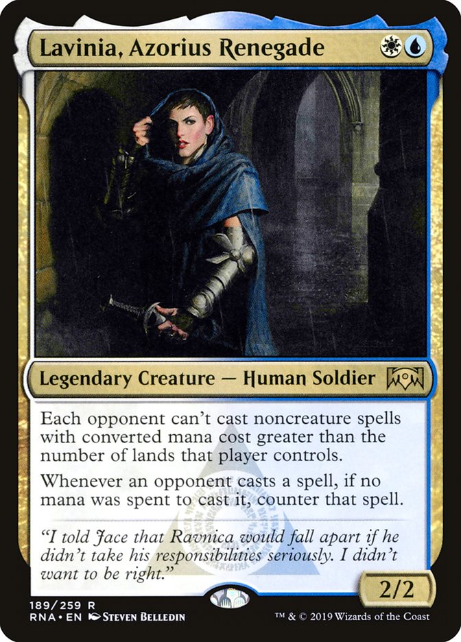 Lavinia, Azorius Renegade (189) [Ravnica Allegiance] | Odin's Place