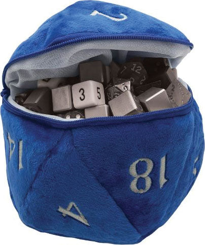 Ultra Pro D20 Plush Dice Bag Blue | Odin's Place