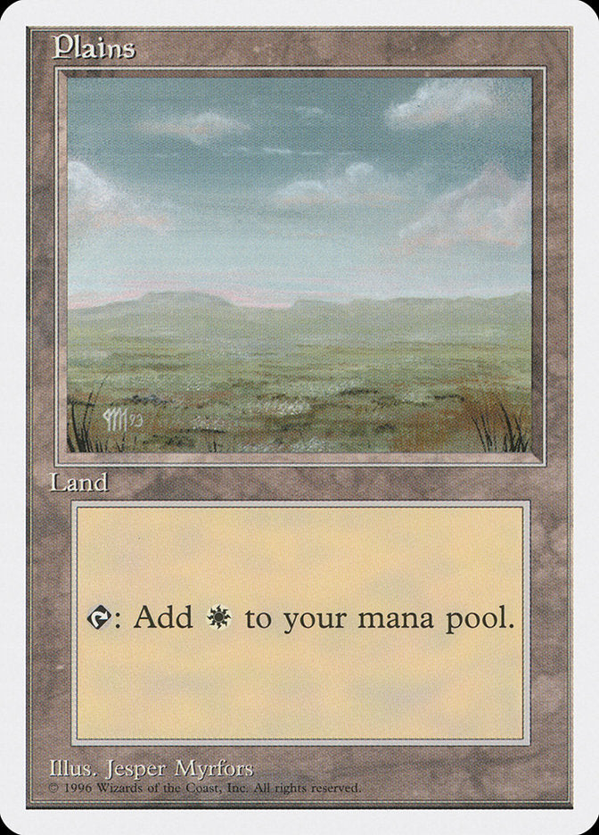 Plains (Signature on Bottom Left) [Introductory Two-Player Set] | Odin's Place