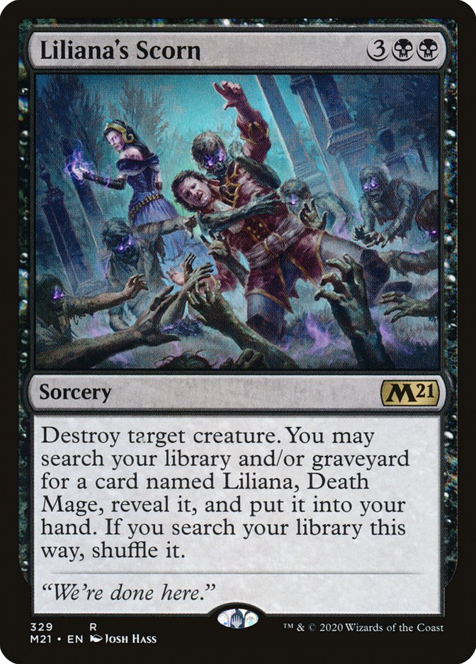 Liliana's Scorn [Core Set 2021] | Odin's Place