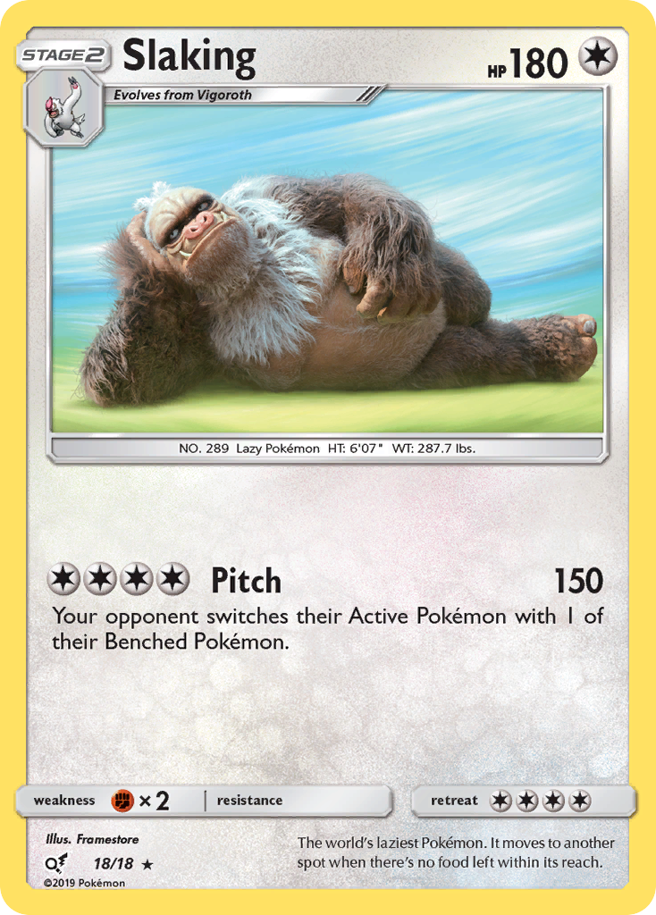 Slaking (18/18) [Sun & Moon: Detective Pikachu] | Odin's Place