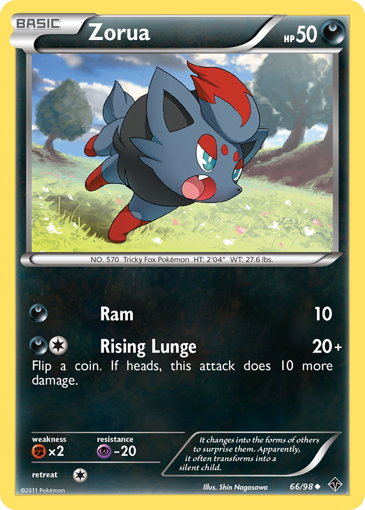 Zorua (66/98) [Black & White: Emerging Powers] | Odin's Place