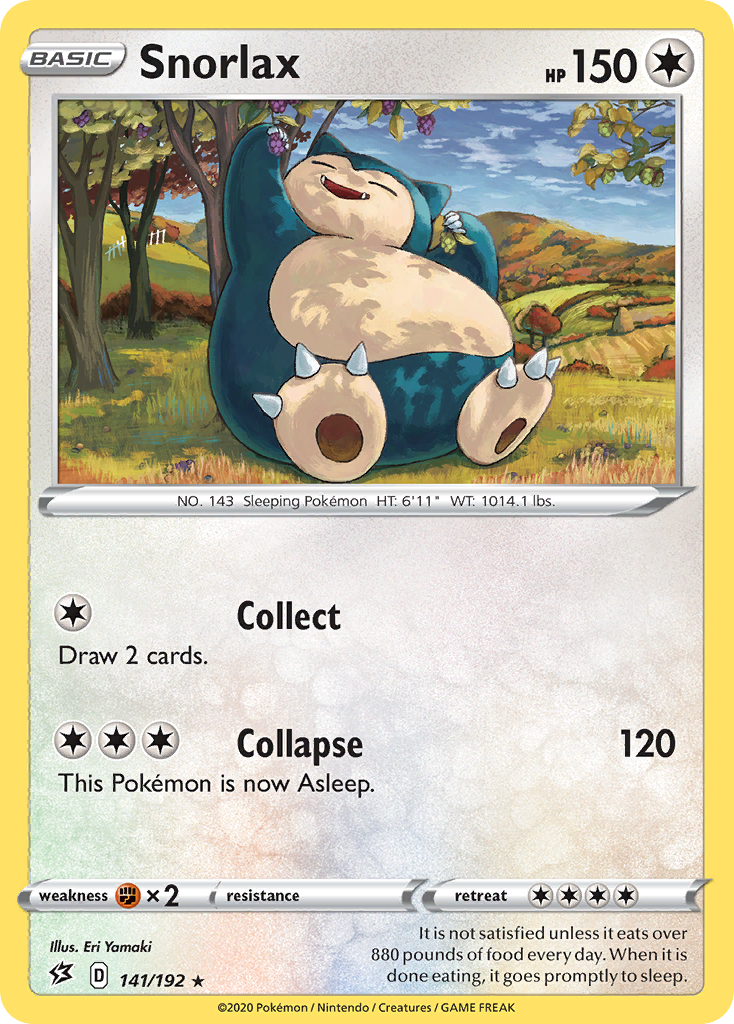 Snorlax (141/192) [Sword & Shield: Rebel Clash] | Odin's Place