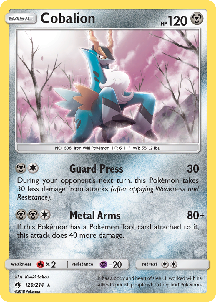 Cobalion (129/214) [Sun & Moon: Lost Thunder] | Odin's Place
