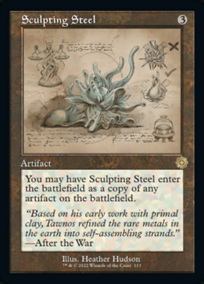 Sculpting Steel (Retro Schematic) [The Brothers' War Retro Artifacts] | Odin's Place