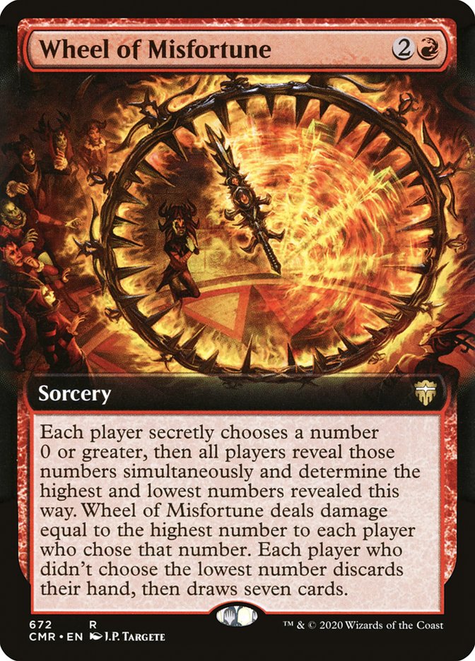 Wheel of Misfortune (Extended Art) [Commander Legends] | Odin's Place