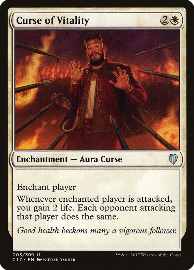 Curse of Vitality (3) [Commander 2017] | Odin's Place