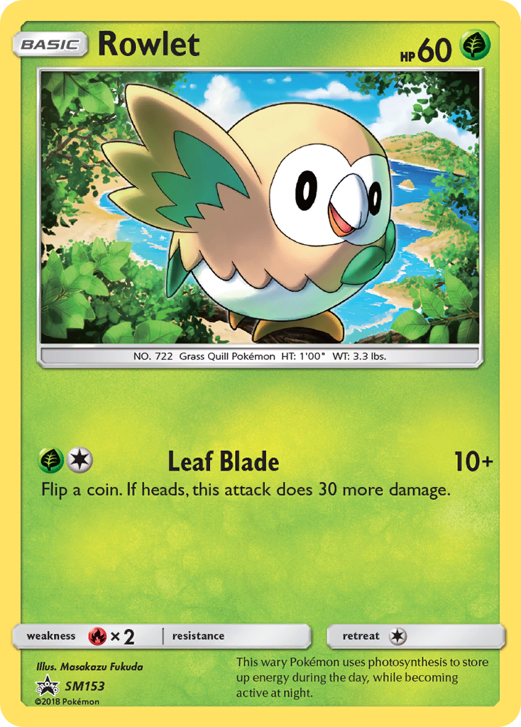 Rowlet (SM153) [Sun & Moon: Black Star Promos] | Odin's Place