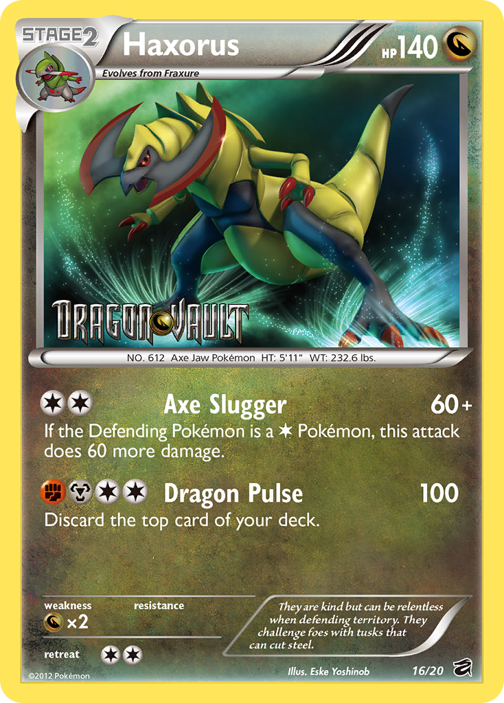 Haxorus (16/20) [Black & White: Dragon Vault] | Odin's Place