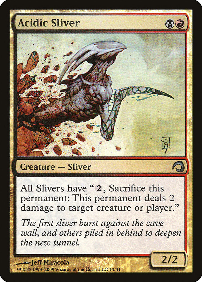 Acidic Sliver (13) [Premium Deck Series: Slivers] | Odin's Place