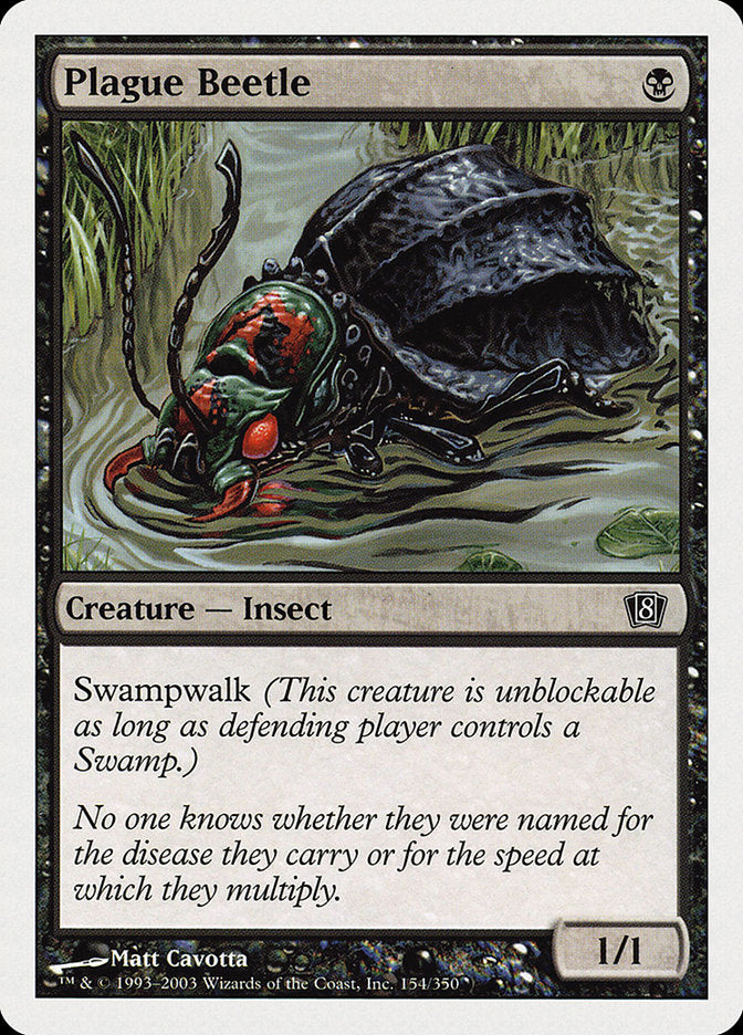 Plague Beetle (154) [Eighth Edition] | Odin's Place