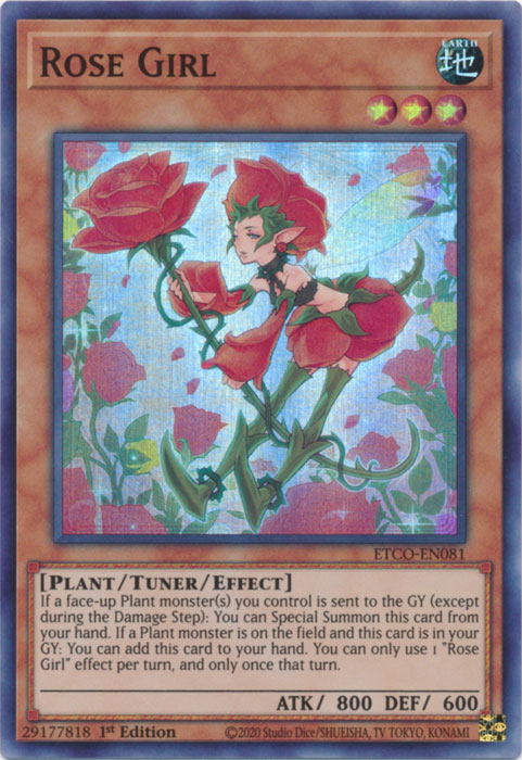 Rose Girl [ETCO-EN081] Super Rare | Odin's Place