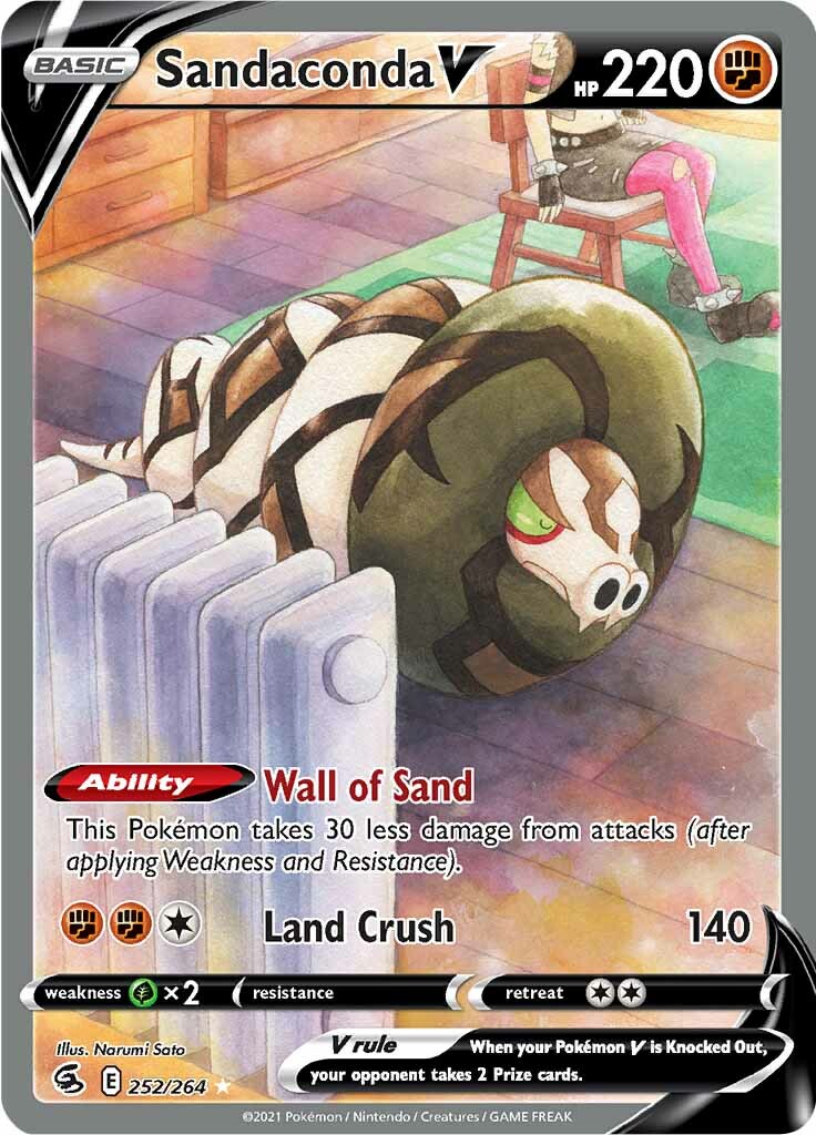 Sandaconda V (252/264) [Sword & Shield: Fusion Strike] | Odin's Place