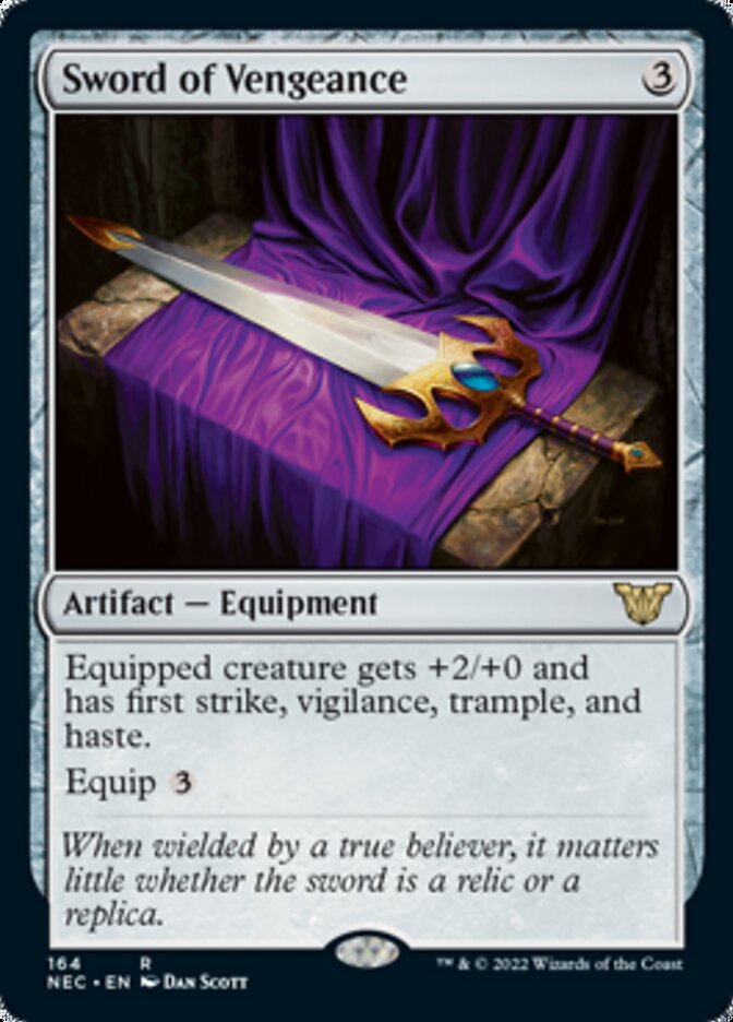 Sword of Vengeance [Kamigawa: Neon Dynasty Commander] | Odin's Place