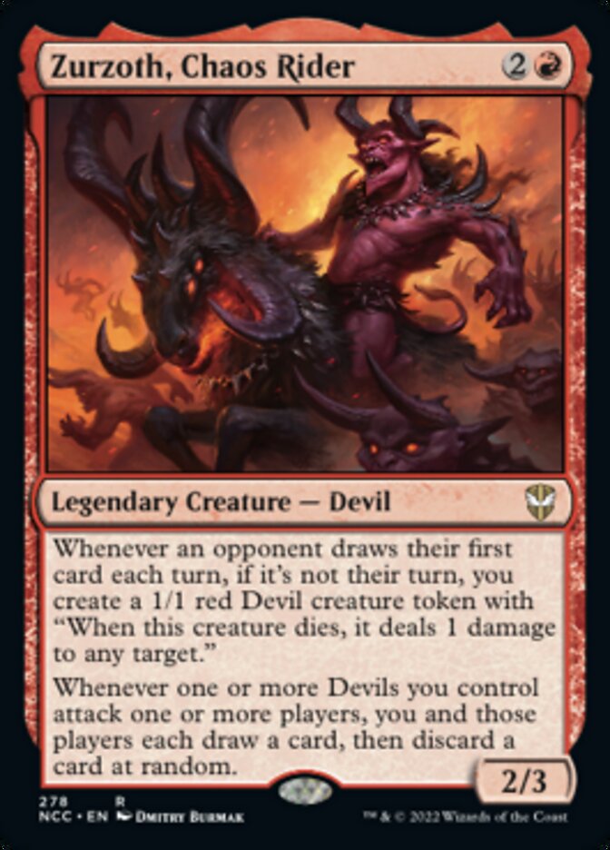 Zurzoth, Chaos Rider [Streets of New Capenna Commander] | Odin's Place