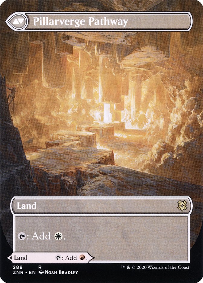 Needleverge Pathway // Pillarverge Pathway (Borderless Alternate Art) [Zendikar Rising] | Odin's Place