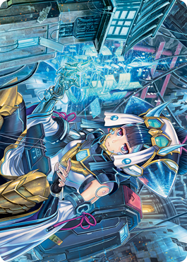 Covert Technician Art Card [Kamigawa: Neon Dynasty Art Series] | Odin's Place