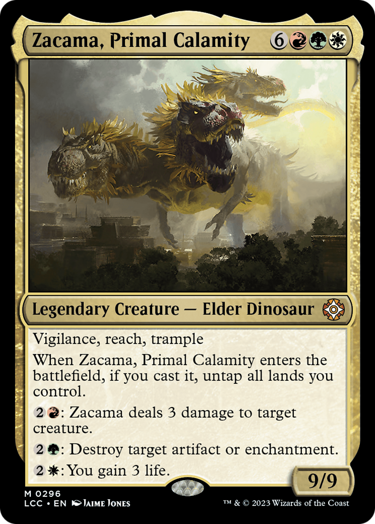 Zacama, Primal Calamity [The Lost Caverns of Ixalan Commander] | Odin's Place