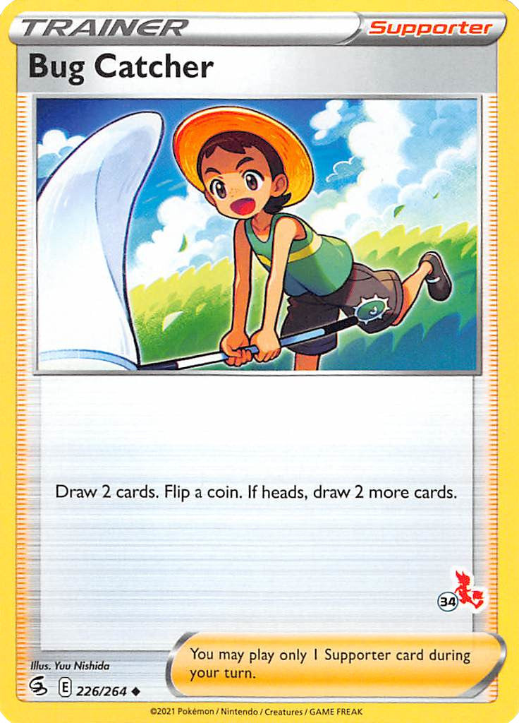 Bug Catcher (226/264) (Cinderace Stamp #34) [Battle Academy 2022] | Odin's Place
