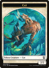 Angel // Cat Double-Sided Token [Commander 2018 Tokens] | Odin's Place