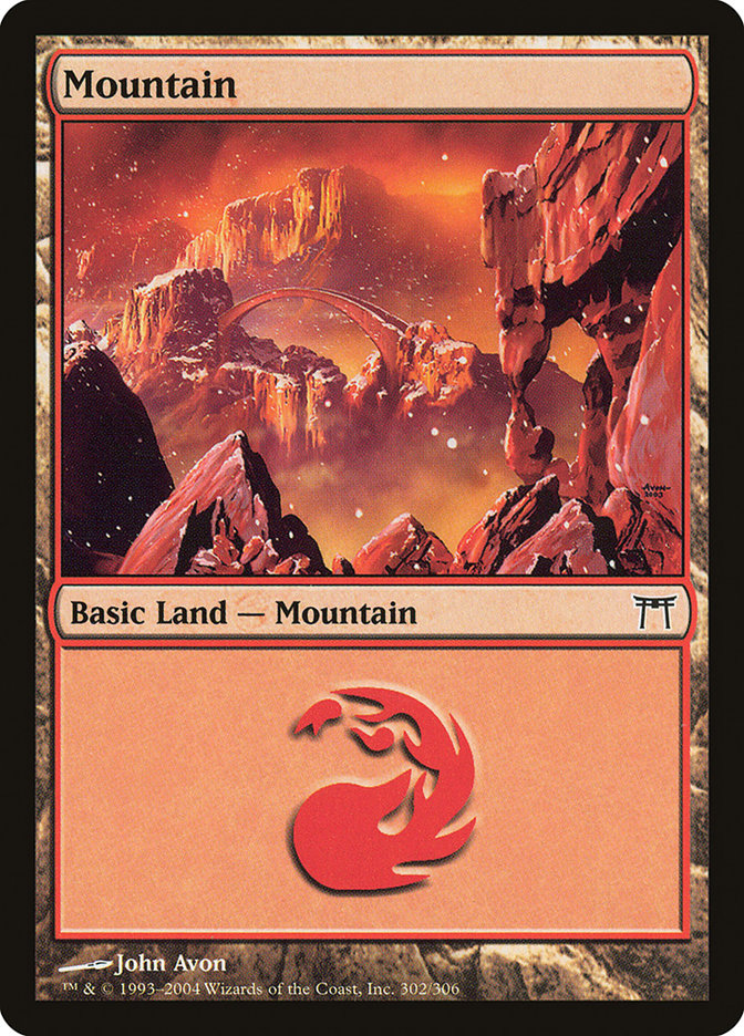 Mountain (302) [Champions of Kamigawa] | Odin's Place