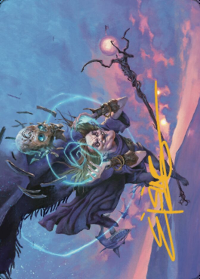 Zur, Eternal Schemer Art Card 1 (Gold-Stamped Signature) [Dominaria United Art Series] | Odin's Place